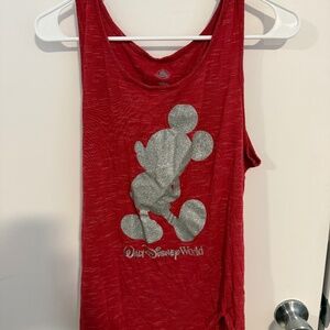 Red Walt Disney Tank Top
